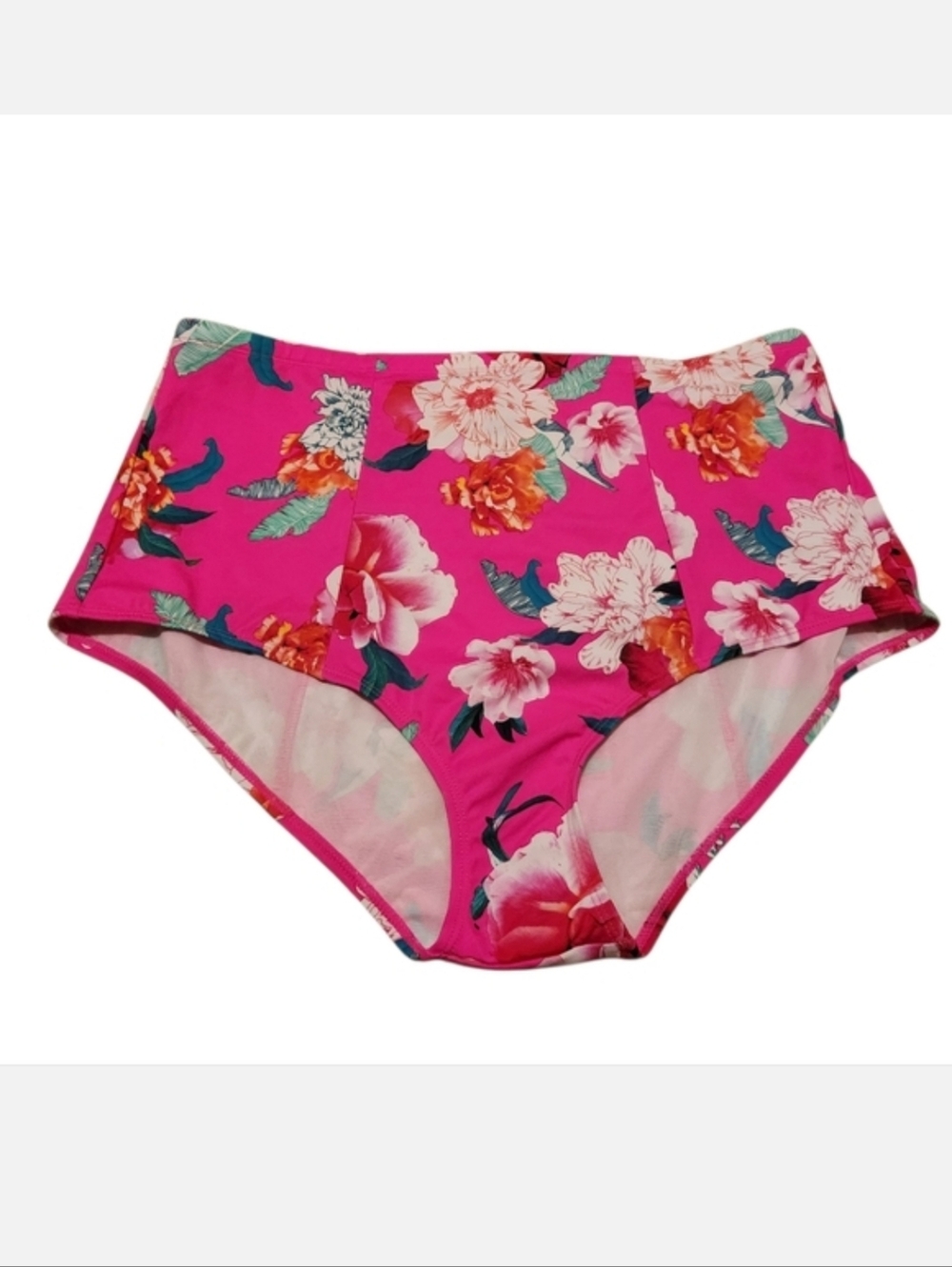 Women’s 2X Torrid High-Rise Ruched Floral Print Bikini Bottom
